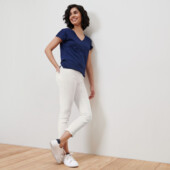 ♕ Стильні жіночі джинси з вишивкою, р.наші 46-48(40 євро)