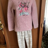 Пижама, комплект, размер 14-15 р 164-170 см. стич, в ідеалі