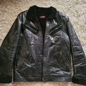 куртка чоловіча натуральна шкіра та овчина, стан хороший, 46- 48 розмір