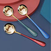 Ложка детская с мультяшним рисунком.Нерж.