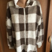 Меховушка, плюшева туника, кофта, худи, 2-3XL. слип, пижама