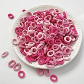 Лот-100шт! Набір яскравих, маленьких резиночок для волосся