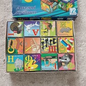 Абетка 12 кубиків