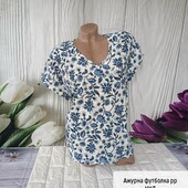 Ажурна футболка королівського рр