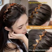 3 шт. одним лотом. Обруч для густых волос, эластичный, пластиковый