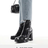 Ботильйони на широких підборах Bershka