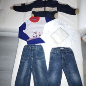 куртка (пізня осінь) р.104-110, 2 джинсів, 2 кофти