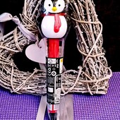 садовый уличный новогодний фонарь на солнечной батарее