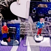 2 шт декоративные новогодние фигурки