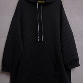 Женское худи большого размера с капюшоном