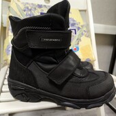 Зимние ортопедические ботинки нат.кожа, мех, р. 34