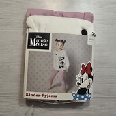 Minnie mouse! Трикотажна піжама для дівчинки 122/128! Лот 12