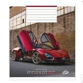 Зошит 7 шт на 12 аркушів у косу лінійку 2544 Iнновацiї