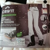 6142..Жіночі лижні Softshell на флісі штани Crivit водонепроникні