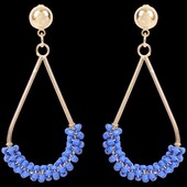 Сережки "Лазурна крапля" — акцент, який запам'ятають