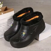 Жіночі калоші з хутром 39/40р — водонепроникні, теплі та стильні