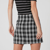 Якісна щільна спідниця на підкладці з ремінем h&m