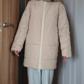 Тепла зимова куртка 10-12 років на ріст до 155см