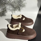 Лофери утеплені натуральна замша