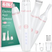 FK-112 аккумуляторный многофункциональный триммер/бритва для лица и тела 4 в 1