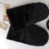 Теплые зимние варежки, альпака на меху. Anjela/