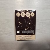 Нідерланди! Гірлянда на батарейках 80 лед, 80 см! Лот 1