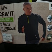 6272.функціональний утеплений термо реглан Crivit Рекомендую L 52/54