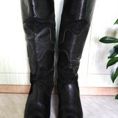 Демисезонные кожаные сапоги, Венгрия, размер-36