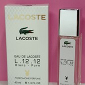 Lacoste Blanc 40 мл. с феромонами. Свежий, элегантный, фужерный аромат для стильного мужчины.