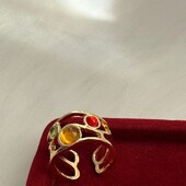 Новое красивое кольцо регулируемый размер