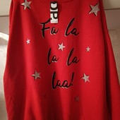 Червоний світшот з утепленням хл