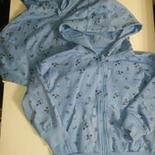 Кофта на блискавці з капюшоном, 104-110 см