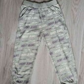 DKNY стильные штанишки с карманами двунитка на девочку рост 122 см