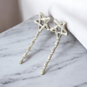 Сережки 'Xuping' Фіаніт (Родій) 074316