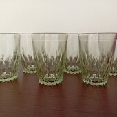 Набір склянок 7 шт виробництва минулого століття