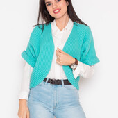 Ніжний кардиган - накидка, колір м"ята. Розмір 46/48