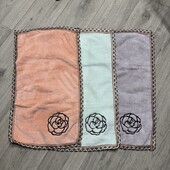 3 кухонные полотенца одним лотом микрофибра