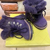 Черевики чоботи Ботинки натуральная замша и цигейка, чоботи теплющие, черевики