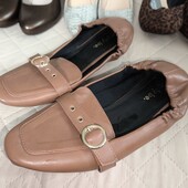 Simply be, uk8 X wide fir м'які чешки лофери на широку ніжку