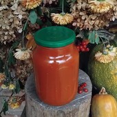 Домашній густий томатний сік із сіллю, 1 л