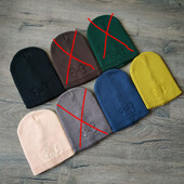 Стильная шапка-бини, в лоте 1 на выбор из 11