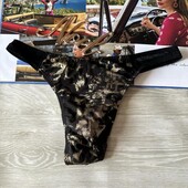 Черные трусы стринги