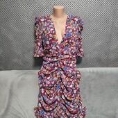 Симпатичное платье ( иск.шёлк), р.L