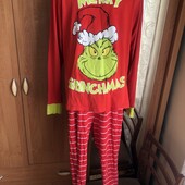 Пижама, комплект, костюм, 100% коттон, M. dr.seuss. grinch. в ідеалі