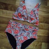 Квітковий купальник ❤️❤️❤️ Новий!( чашка С