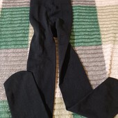 Дітячі колготи на флісі чорні