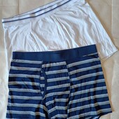 Набір 2 шт!!! бавовняні чоловічі боксери в двух кольорах l (нюанс) 9494