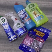 Набор моющих средства для уборки дома