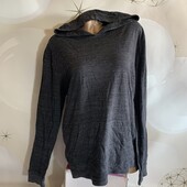 Мужское трикотажное худи без начеса размер М, состояние отличное