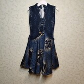 Красива сукня з пояском (12-18 міс)